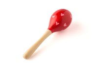 Wooden toy maracas
